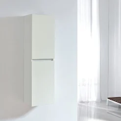 Stano Grande armoire de rangement LINEA hauteur 120 cm melamine blanc