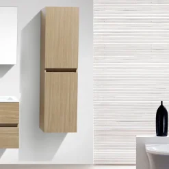 Stano Grande armoire de rangement SIENA hauteur 150 cm chêne clair* Colonne De Salle De Bains