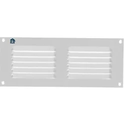 Renson Grille à persienne 436 largeur 250mm hauteur 100mm époxy blanc RAL 9010 - - 10867* Urinoir