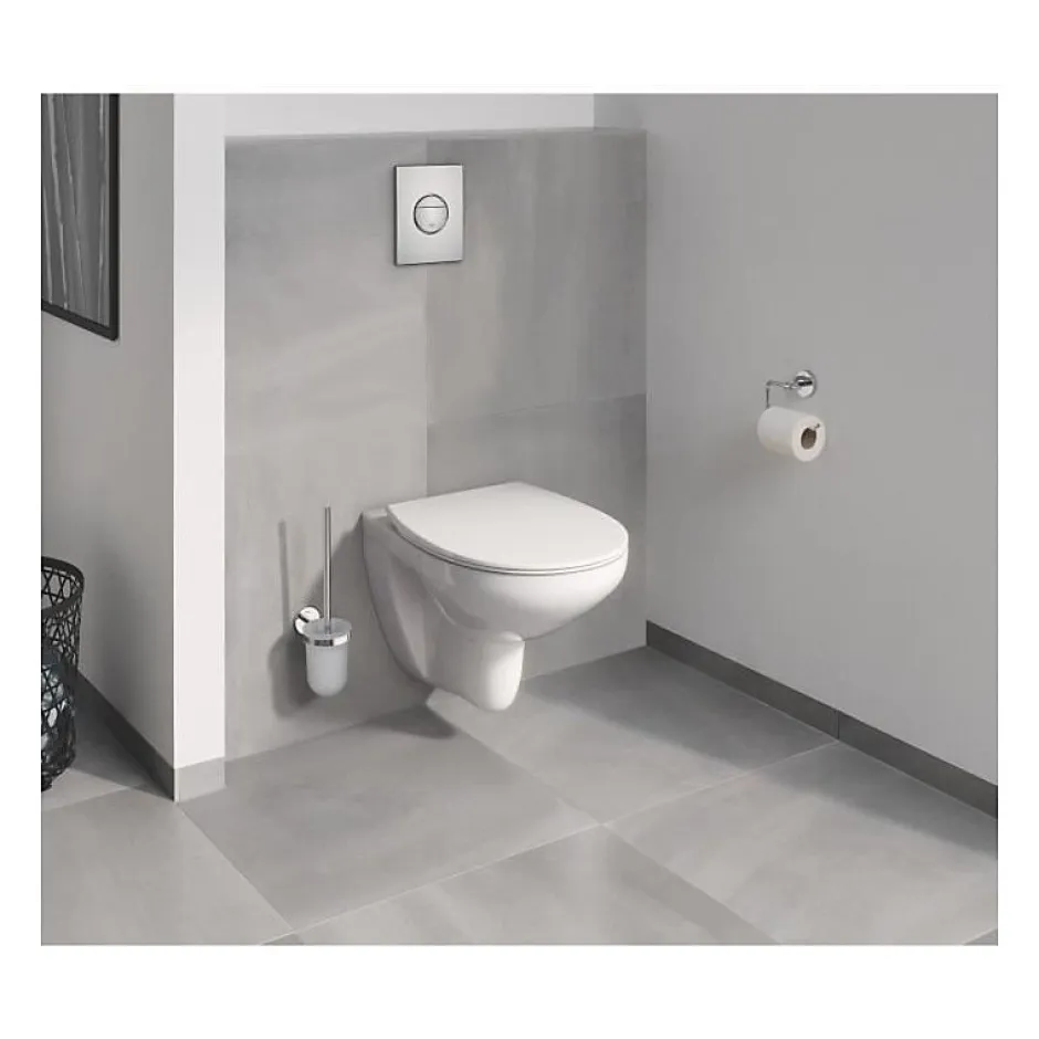 Grohe - Cuvette WC suspendue Bau Ceramic - Porcelaine vitrifiée - Rimless - Chasse 3 6 litres