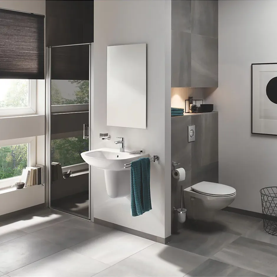 Grohe - Cuvette WC suspendue Bau Ceramic - Porcelaine vitrifiée - Rimless - Chasse 3 6 litres