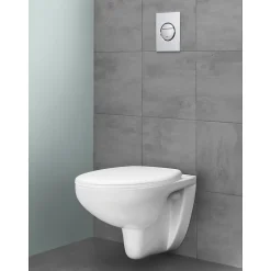 Grohe - Cuvette WC suspendue Bau Ceramic - Porcelaine vitrifiée - Rimless - Chasse 3 6 litres