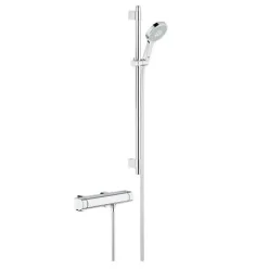 GROHE - Mitigeur thermostatique 1/2" Grohtherm 2000 avec ensemble de douche 4 jets* Robinet De Douche