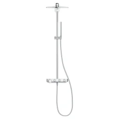 Grohe Colonne de douche avec mitigeur thermostatique Blanc Euphoria SmartControl System 310 Cube Duo 26508LS0* Colonne De Douche Thermostatique