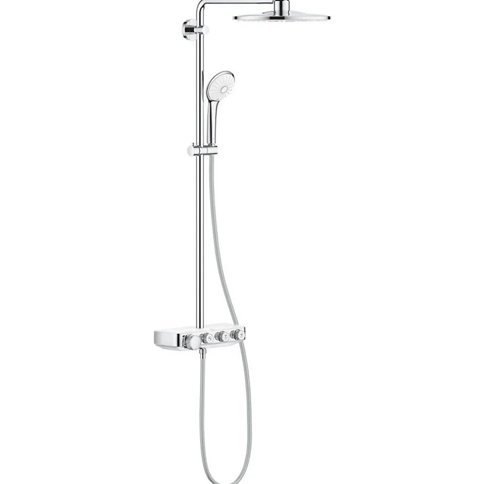 Grohe Colonne de douche XXL thermostatique Euphoria SmartControl System 310 Blanc/chromé 26507LS0* Colonne De Douche Thermostatique