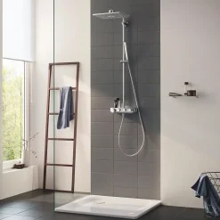 Grohe Colonne de douche XXL thermostatique Euphoria SmartControl System 310 Cube Duo chromé 26508000* Colonne De Douche Thermostatique