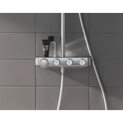 Grohe Colonne de douche XXL thermostatique Euphoria SmartControl System 310 Cube Duo chromé 26508000* Colonne De Douche Thermostatique