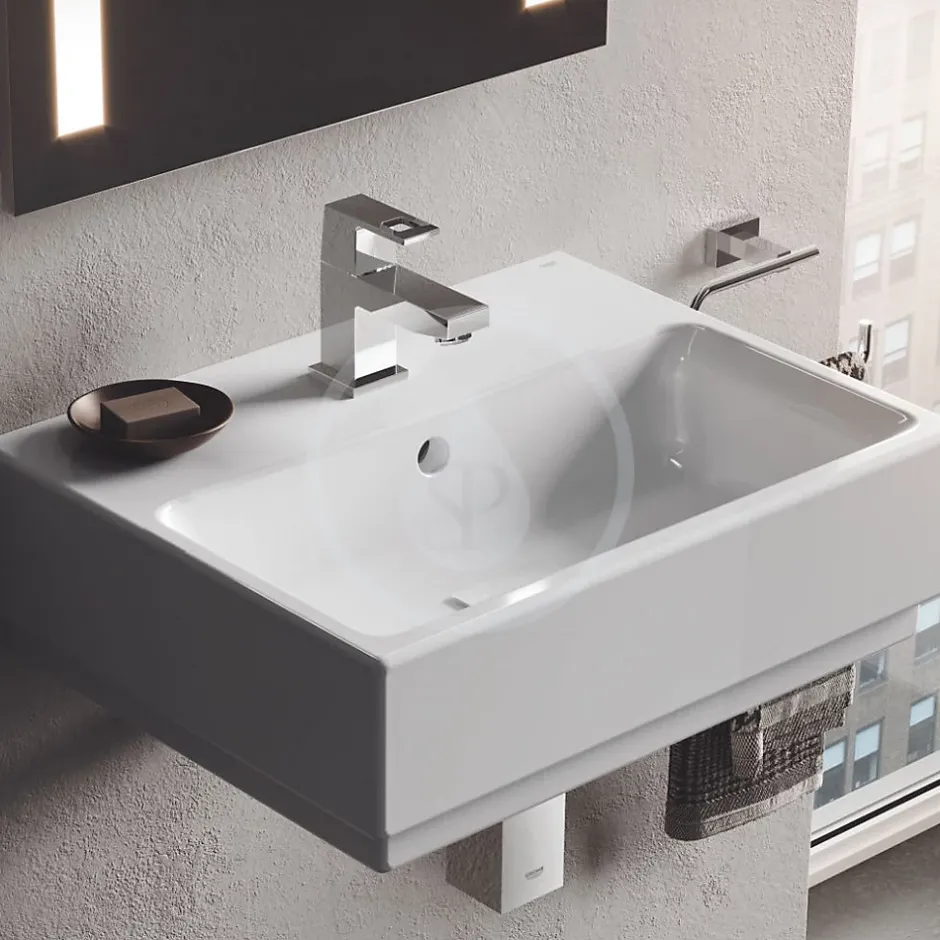 Grohe Cube Ceramic Lave-mains, 455x350 mm, PureGuard, alpine blanc (3948300H)* Lavabo