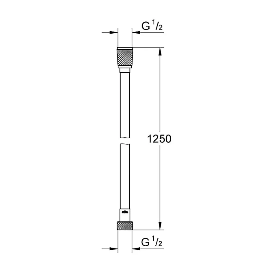 Grohe Douchette 1 jet Euphoria Cosmopolitan avec flexible* Pommeau De Douche, Flexible Et Barre De Douche