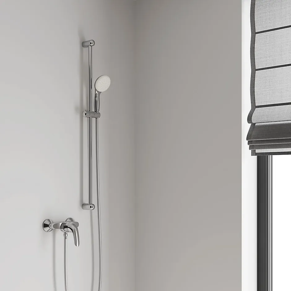 Grohe Ensemble de douche N Tempesta, douchette 1 jet, barre de douche 900 mm et flexible 1750 mm 27925001