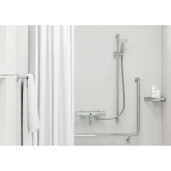 Grohe Ensemble de douche N Tempesta, douchette 1 jet, barre de douche 900 mm et flexible 1750 mm 27925001