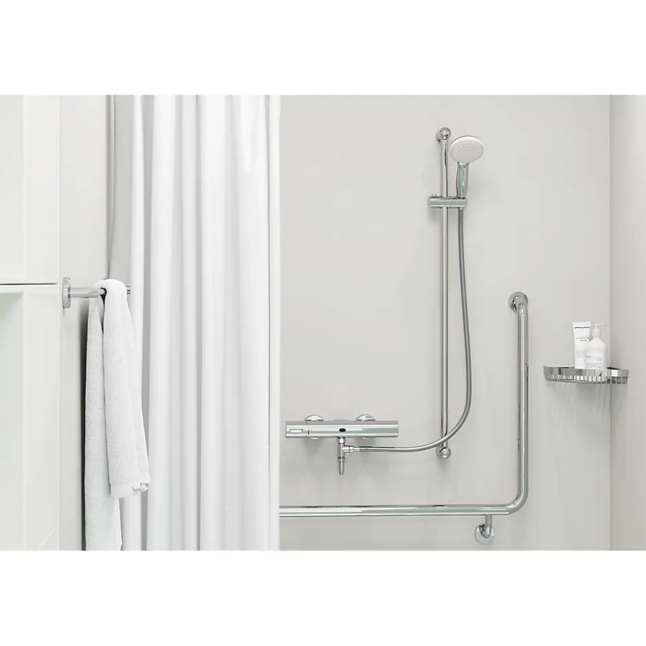 Grohe Ensemble de douche N Tempesta, douchette 1 jet, barre de douche 900 mm et flexible 1750 mm 27925001
