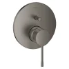 Grohe Essence mitigeur mécanique 2 sorties avec inverseur, finition Hard Graphite Brossé (24058AL1)* Colonne De Douche Mécanique