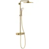 Grohe Euphoria Smartcontrol System 310 Duo, Colonne de douche avec mitigeur thermostatique, Cool Sunrise brossé (26507GN0)* Colonne De Douche Hydromassante
