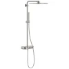 Grohe Euphoria Smartcontrol System 310 Cube Duo, Colonne de douche avec mitigeur thermostatique, Supersteel (26508DC0)* Colonne De Douche Hydromassante