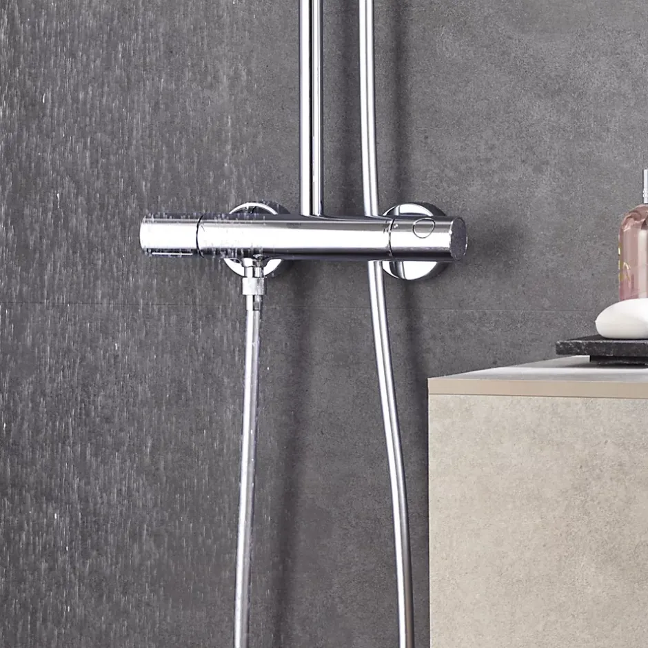 Grohe EUPHORIA SYSTEM 260 colonne de douche thermostatique XL, Chrome, (27296003)* Colonne De Douche Hydromassante
