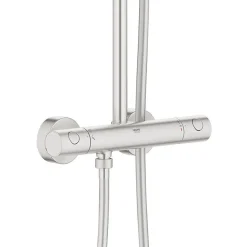 Grohe EUPHORIA SYSTEM XXL 310 - Système de douche thermostatique pour montage mural, SuperSteel (26075DC0)* Colonne De Douche Hydromassante