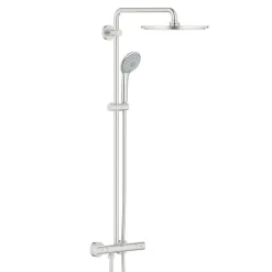 Grohe EUPHORIA SYSTEM XXL 310 - Système de douche thermostatique pour montage mural, SuperSteel (26075DC0)* Colonne De Douche Hydromassante