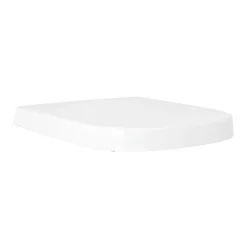 Grohe Euro Ceramic Abattant WC déclipsable Duroplast, charnières en acier inoxydable, blanc (G39331002)