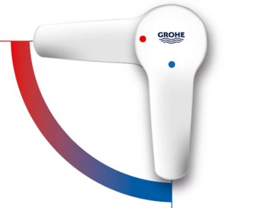 Grohe Eurostyle Mitigeur Monocommande Lavabo Taille S, Blanc/chromé (23374LS3)