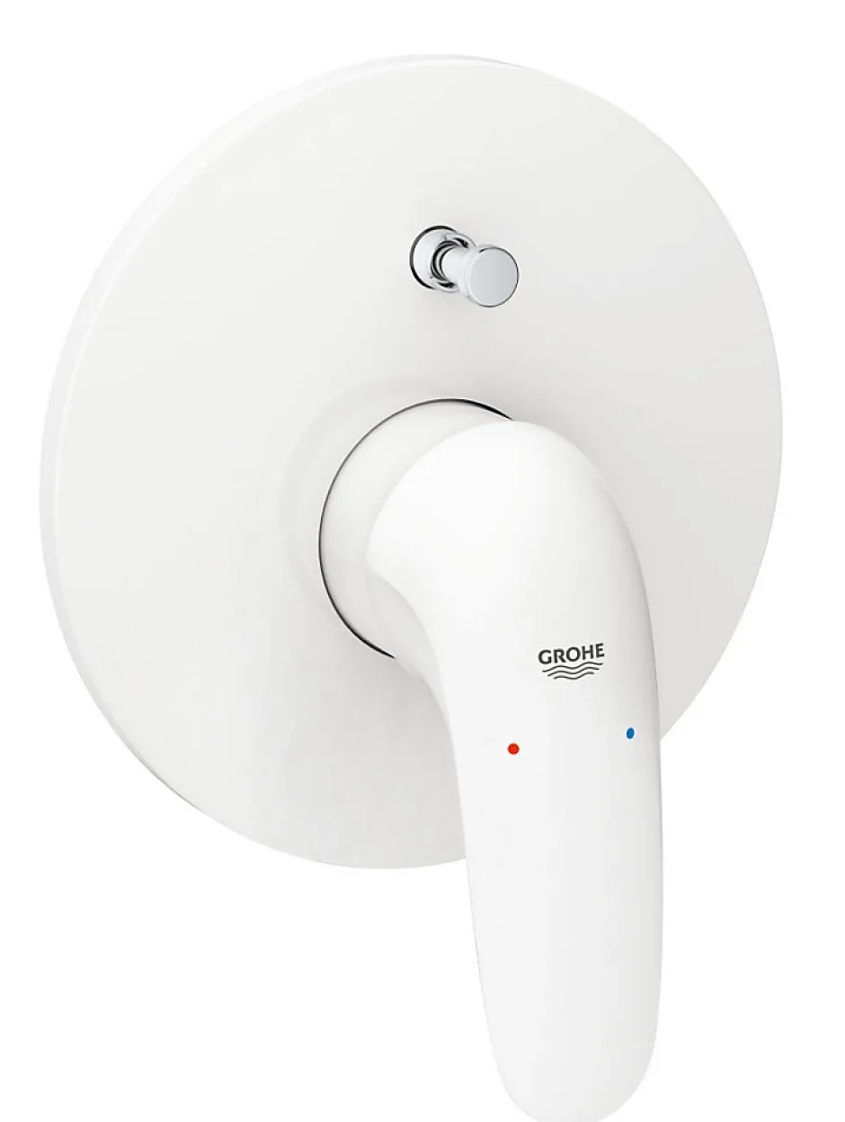 Grohe Eurostyle Set de finition pour mitigeur monocommande, 2 sorties, Blanc/ Chrome (29099LS3)