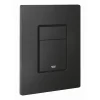 Grohe Even Plaque de commande double touche, Technologie anti-empreintes, Noir mat (38966KF0)