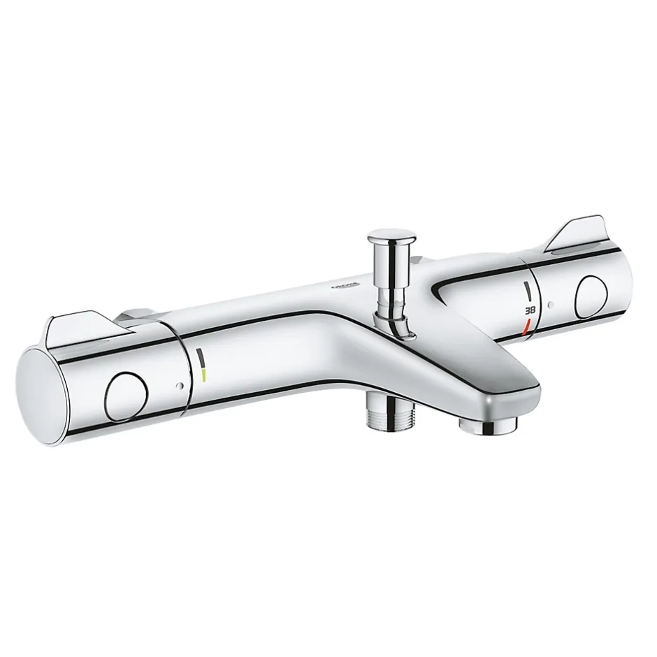 Grohe Grohtherm 800 mitigeur thermostatique bain/douche 1/2", chrome (G34568000)