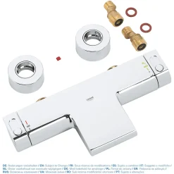 Grohe Grohtherm 2000 Mitigeur thermostatique Bain / Douche 1/2* Robinet De Baignoire