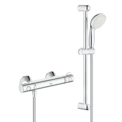 Grohe Grohtherm 800 Mitigeur thermostatique douche 1/2" avec ensemble de douche, Chrome (34565001)