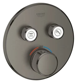 Grohe Grohtherm SmartControl Façade avec Mitigeur Thermostatique pour installation encastrée, 2 sorties (29119AL0)