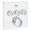Grohe Grotherm Smartcontrol thermostatique encastré 3 sorties, blanc 29157LS0* Robinet De Douche