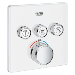 Grohe Grotherm Smartcontrol thermostatique encastré 3 sorties, blanc 29157LS0* Robinet De Douche