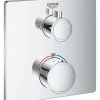 Grohe Mitigeur thermostatique de douche pour Bain/Douche, chrome (24079000)