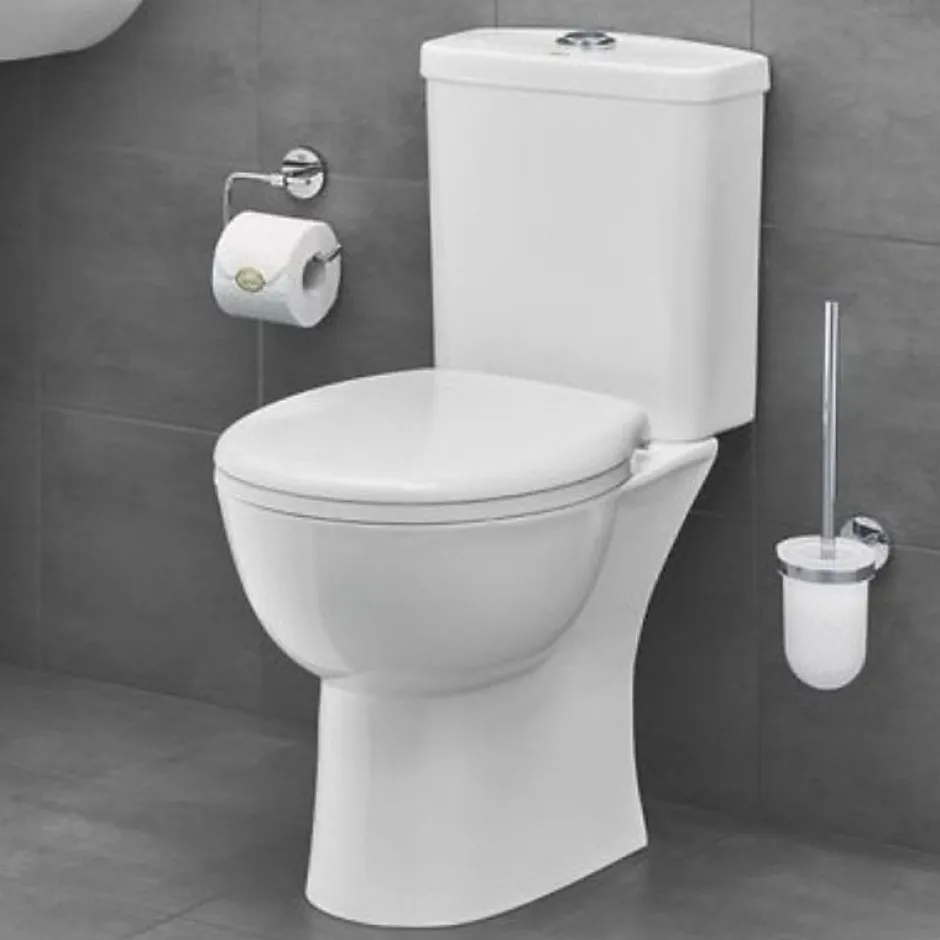 Grohe Pack WC à poser Bau Ceramic quickfix + Accessoires salle de bain Essentials Cube* Wc À Poser