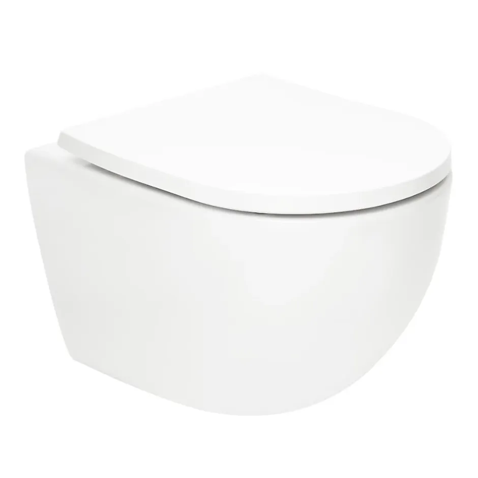 Grohe Pack WC Bâti-support Rapid SL + WC SAT Tornado sans bride + Abattant SoftClose + Plaque chrome (RSLTORNADO1)