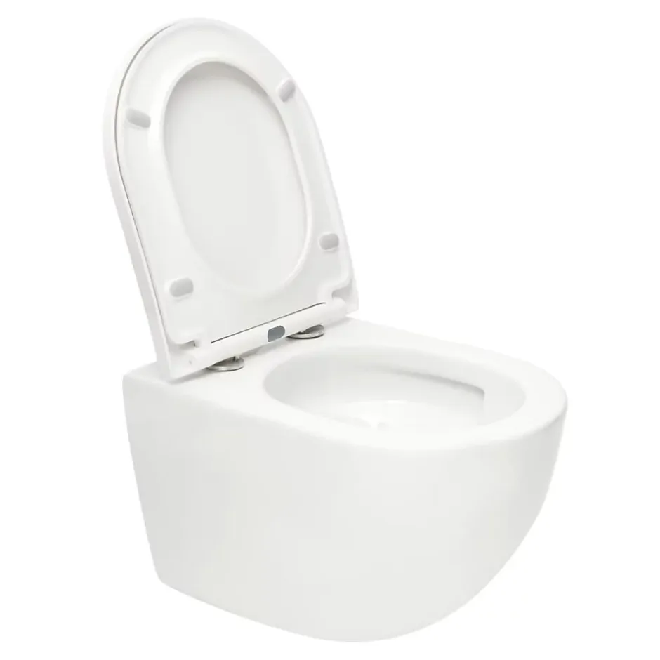Grohe Pack WC Bâti-support Rapid SL + WC SAT Tornado sans bride + Abattant SoftClose + Plaque chrome (RSLTORNADO1)