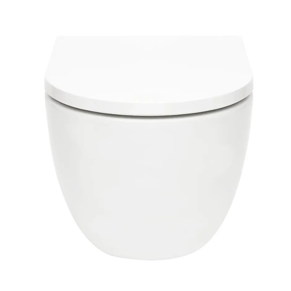 Grohe Pack WC Bâti-support Rapid SL + WC SAT Tornado sans bride + Abattant SoftClose + Plaque chrome (RSLTORNADO1)