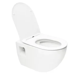 Grohe Pack WC Bâti-support Rapid SL + WC sans bride SAT + Abattant SoftClose + Plaque Chrome (RapidSL-Project-1)* Wc Suspendu