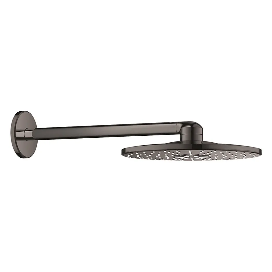 Grohe Rainshower Smartactive 310 Set de douche de tête ronde et bras 430mm, 2 jets, Hard graphite (26475A00)* Colonne De Douche Sans Robinetterie
