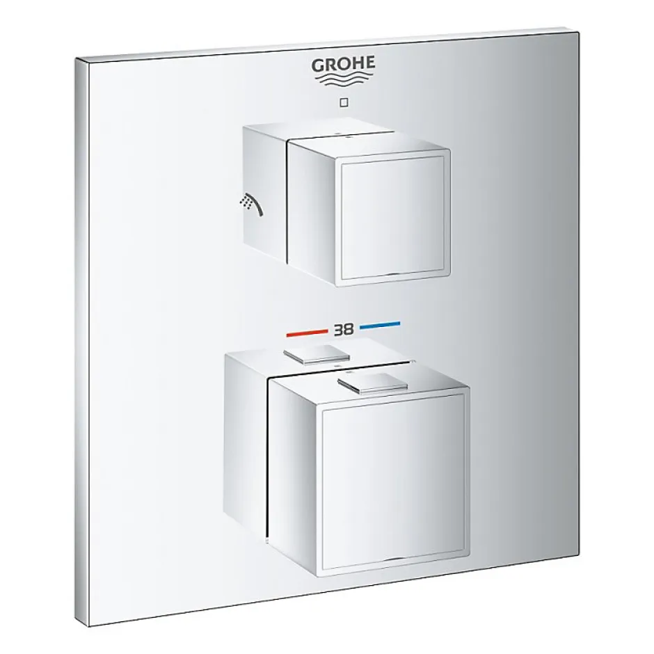 Grohe Set mitigeur de douche à encastrer Grohtherm Cube Rainshower Allure 230