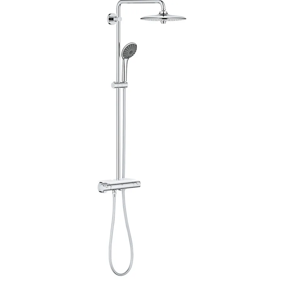 Grohe Vitalio Joy System 260, colonne de douche avec mitigeur thermostatique (G-26403001)* Colonne De Douche Hydromassante