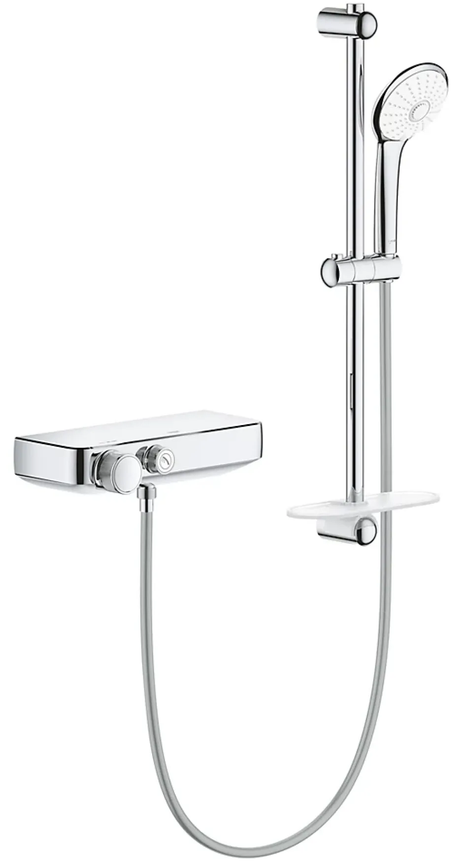 Grohe Grohtherm SmartControl Mitigeur thermostatique douche 1/2 avec ensemble de douche (34720000)