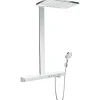 Hansgrohe Colonne de douche 460 2 jets avec mitigeur thermostatique blanc/chromé Rainmaker Select