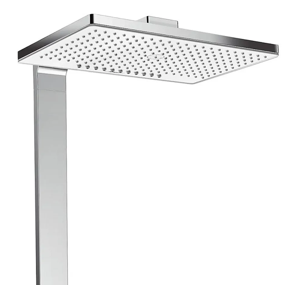 Hansgrohe Colonne de douche 460 2 jets avec mitigeur thermostatique blanc/chromé Rainmaker Select