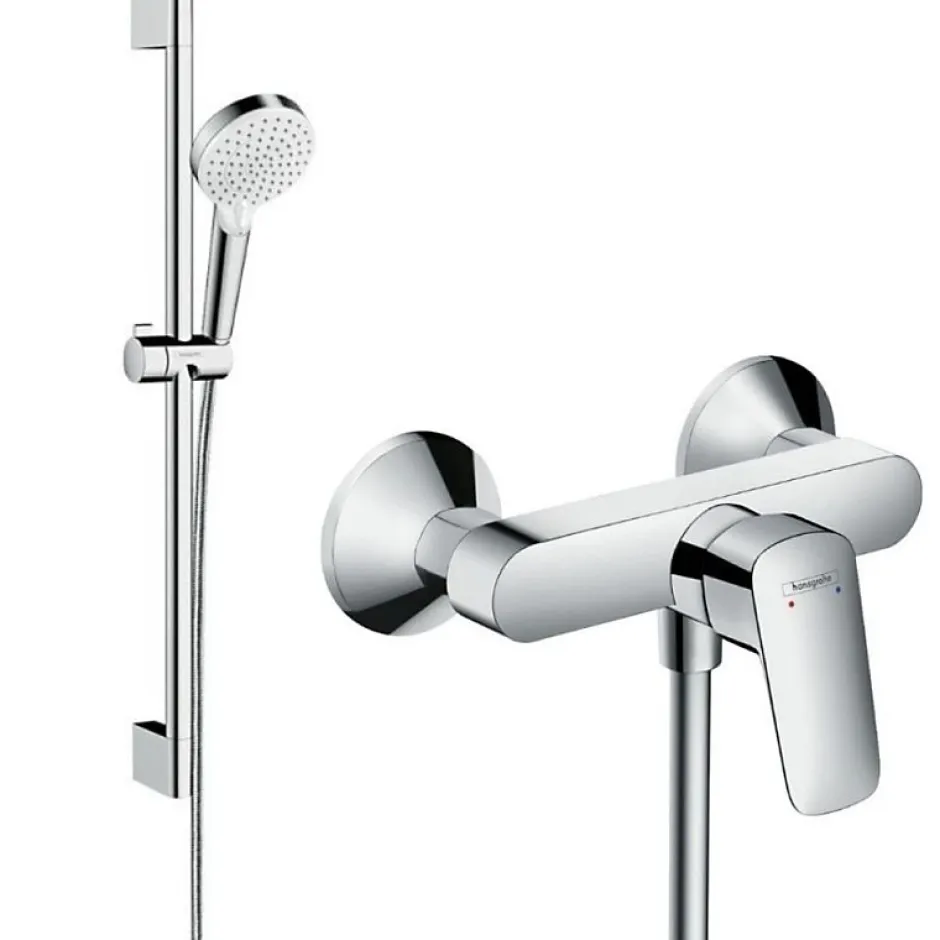 Hansgrohe Ensemble de douche Vario avec mitigeur mécanique Logis* Colonne De Douche Mécanique