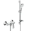Hansgrohe Logis Pack Mitigeur monocommande + Set de douche Crometta Vario avec porte-savon (71600000-Crometta2)