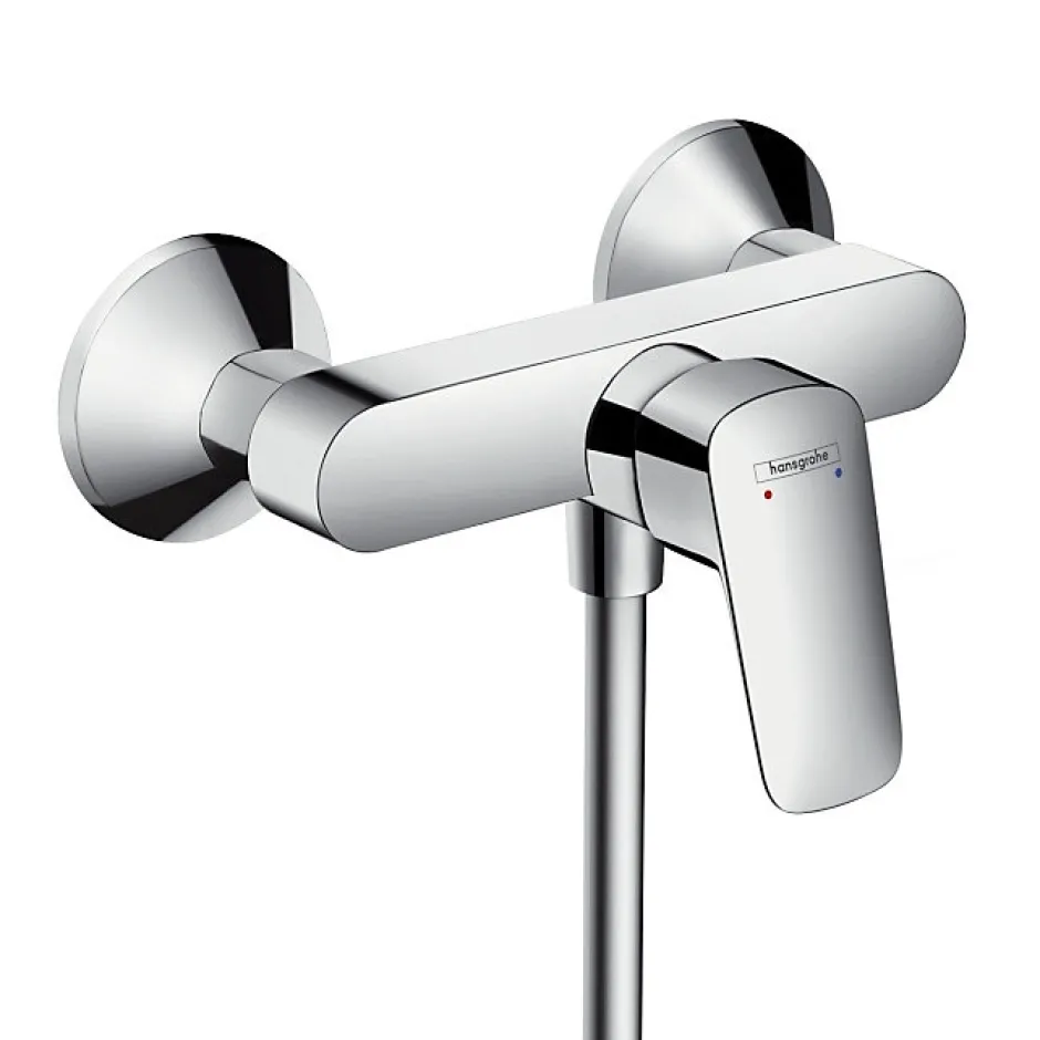 Hansgrohe Logis Pack Mitigeur monocommande + Set de douche Crometta Vario avec porte-savon (71600000-Crometta2)