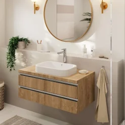 Hansgrohe Mitigeur de lavabo190 sans tirette ni vidage chromé