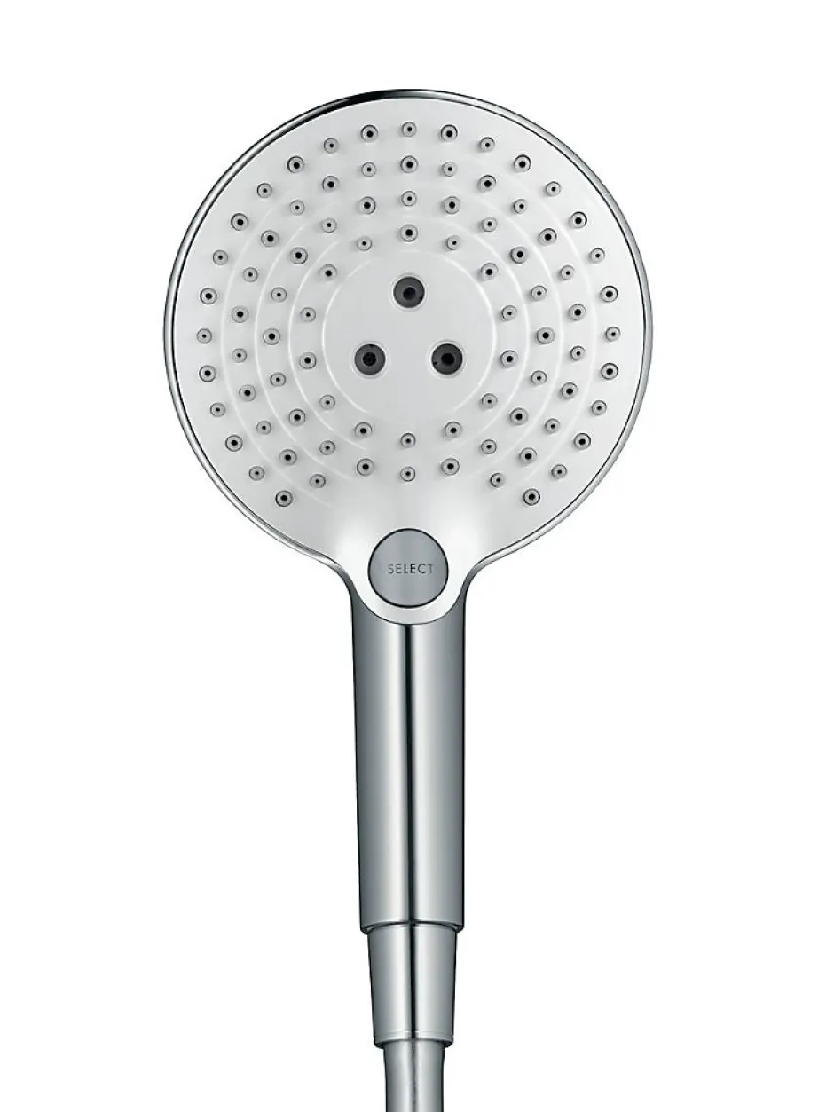 Hansgrohe Raindance Select S Douchette à main 120 3 jets, Blanc mat (26530700)