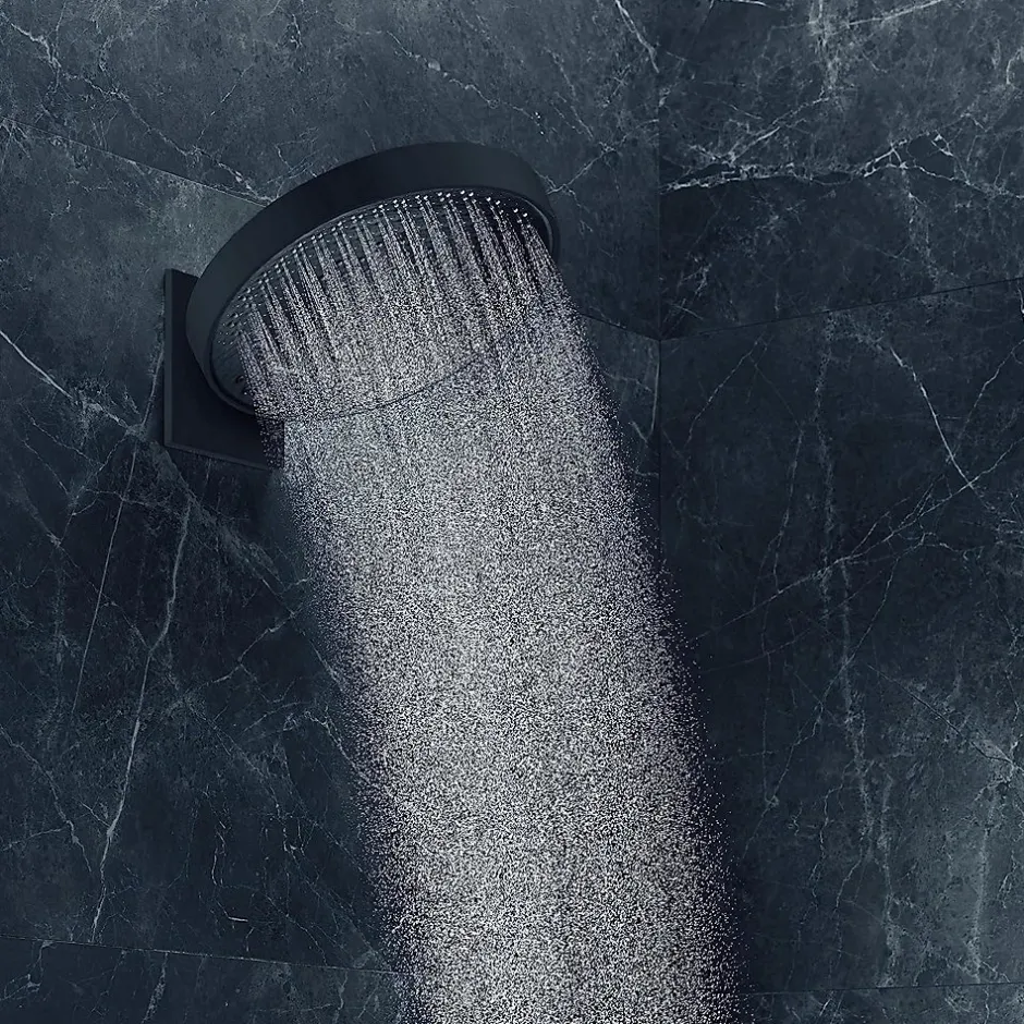 Hansgrohe Rainfinity Douche de tête 250 1 jet, Noir mat (26228670)* Pommeau De Douche, Flexible Et Barre De Douche